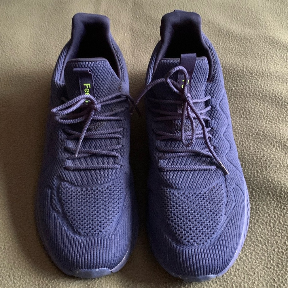 Feethit navy, lace up shoes.  Size 11 (45 European)